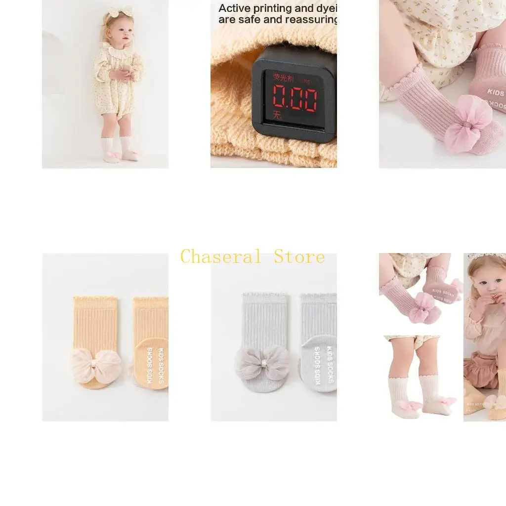 E7CE Pair Girls Cotton Socks with Lace Bowknot Designs Soft Breathable Socks Toddler Safety Socks Upgrades for Ages Up To 5
E7CE Pair Girls Cotton Socks with Lace Bowknot Designs Soft Breathable Socks Toddler Safety Socks Upgrades for Ages Up To 5