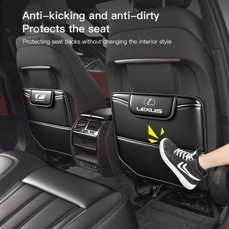 Наклейка на автомобиль Lexus, кожаная защитная накладка на сиденья, подушка для защиты от ударов ногами, для Lexus F SPORT ES RX NX LS UX LM LX GX LC RZ IS CT
Наклейка на автомобиль Lexus, кожаная защитная накладка на сиденья, подушка для защиты от ударов ногами, для Lexus F SPORT ES RX NX LS UX LM LX GX LC RZ IS CT
