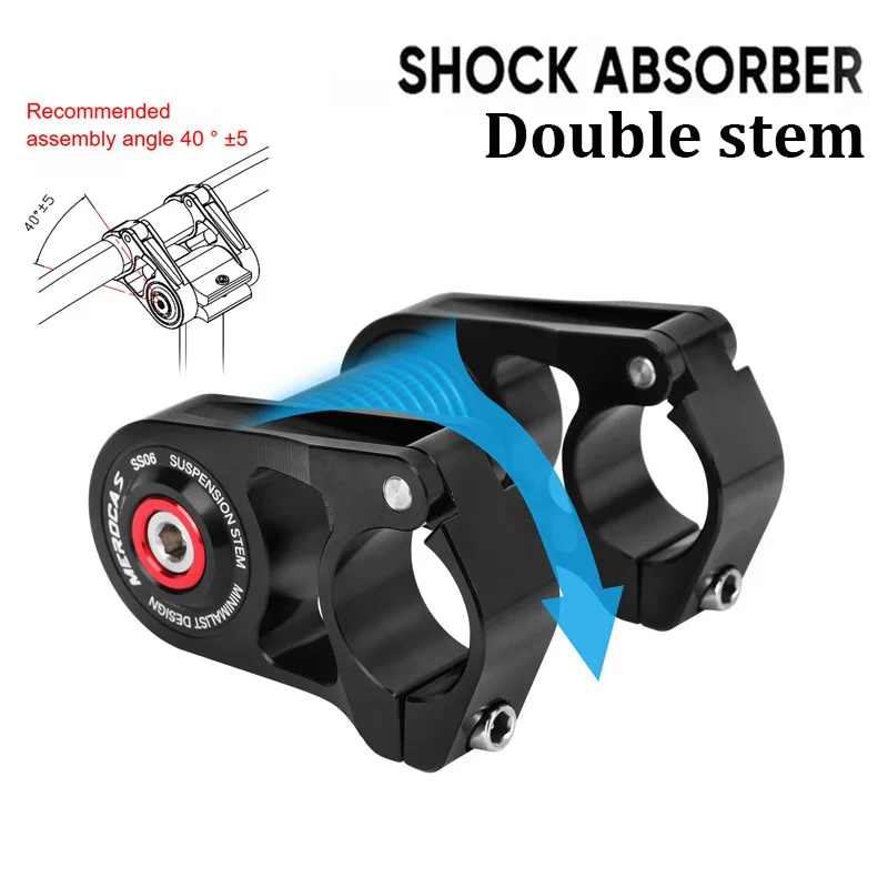MEROCA Bicycle Handlebar Double Stem for shock absorption 25.4mm Folding Bike Table Folding Bike Table Cycling Adjustable Stem
MEROCA Bicycle Handlebar Double Stem for shock absorption 25.4mm Folding Bike Table Folding Bike Table Cycling Adjustable Stem