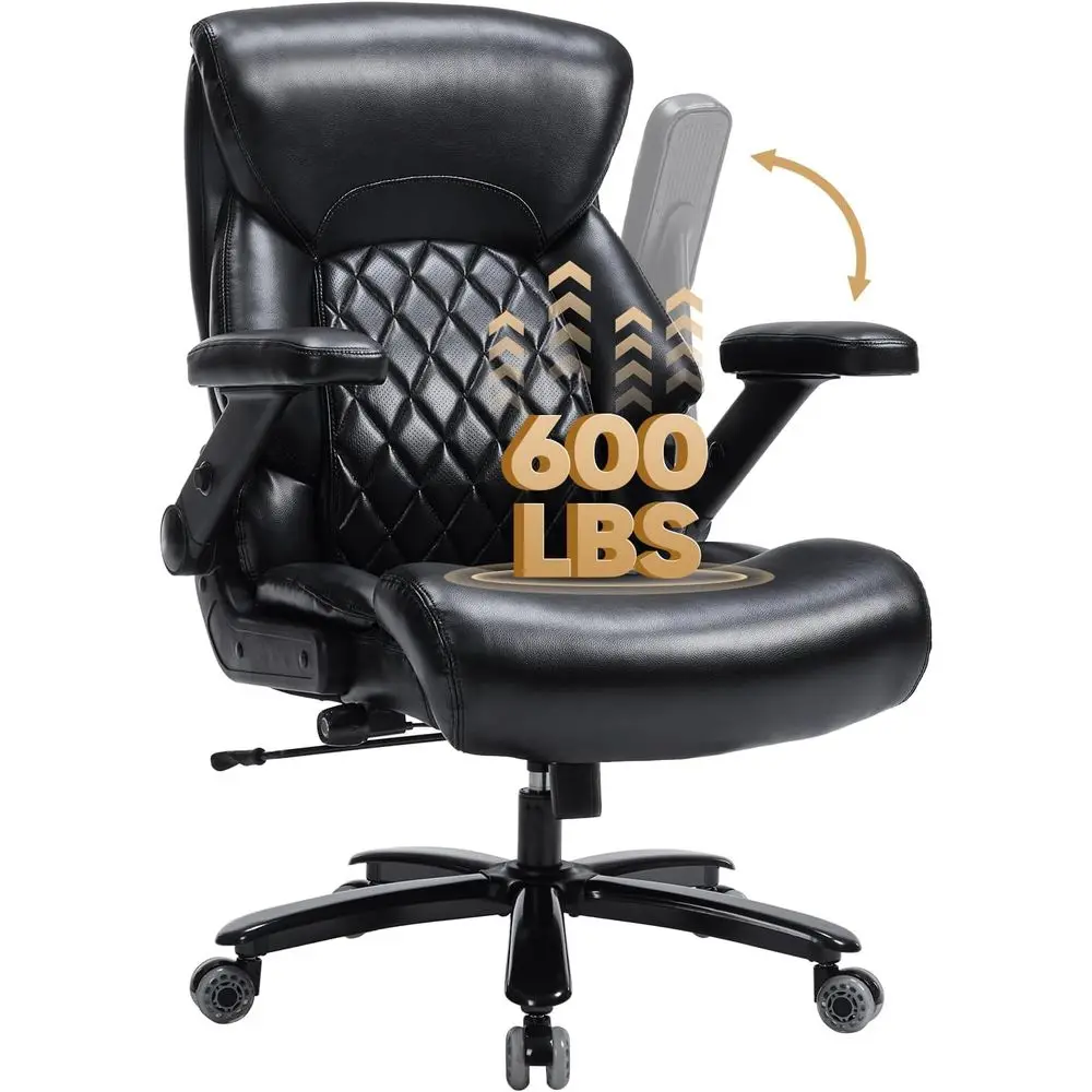 Ergonomic Plus Size Office Chair with Adjustable Arms, Lumbar Support & Dual Wheels
Ergonomic Plus Size Office Chair with Adjustable Arms, Lumbar Support & Dual Wheels