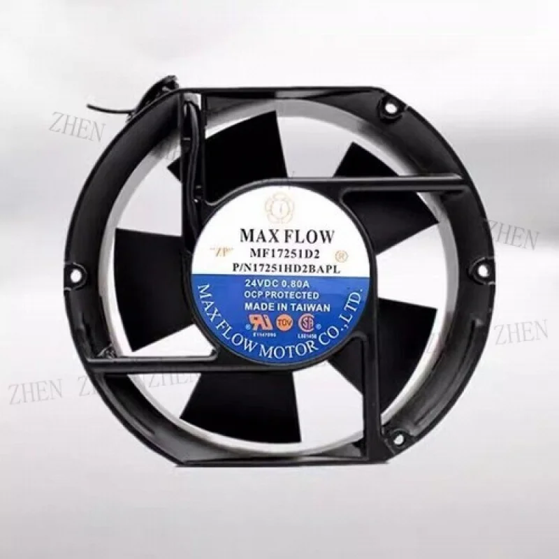 Y FOR MAXFLOW MF17251D2 P/N 17251HD2BAPL 24VDC 0.80A Cooling Fan
Y FOR MAXFLOW MF17251D2 P/N 17251HD2BAPL 24VDC 0.80A Cooling Fan