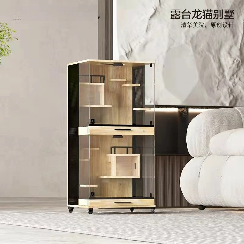 Terrace Totoro Villa Solid Wood Totoro Cabinet Cage Household Ventilation Panoramic Luxury Cat Cabinet Cat Cage
Terrace Totoro Villa Solid Wood Totoro Cabinet Cage Household Ventilation Panoramic Luxury Cat Cabinet Cat Cage
