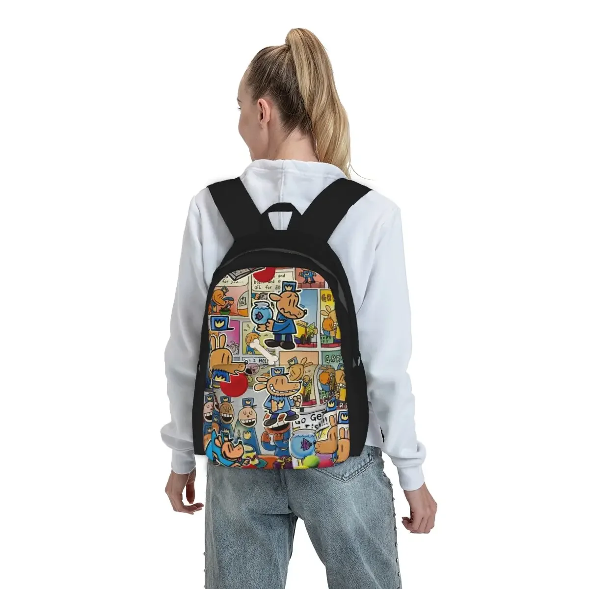 Dog Man Anime Cartoon Backpack Boys Girls BookBag Children School Bag Computer Shoulder Bags for Men Women
Dog Man Anime Cartoon Backpack Boys Girls BookBag Children School Bag Computer Shoulder Bags for Men Women