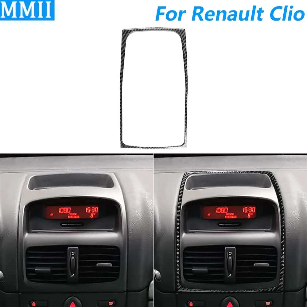For Renault Clio 2002-2005 Carbon Fiber Central Control Air Conditioning Vent Outlet Frame Panel Cover Car Accessories Sticker
For Renault Clio 2002-2005 Carbon Fiber Central Control Air Conditioning Vent Outlet Frame Panel Cover Car Accessories Sticker