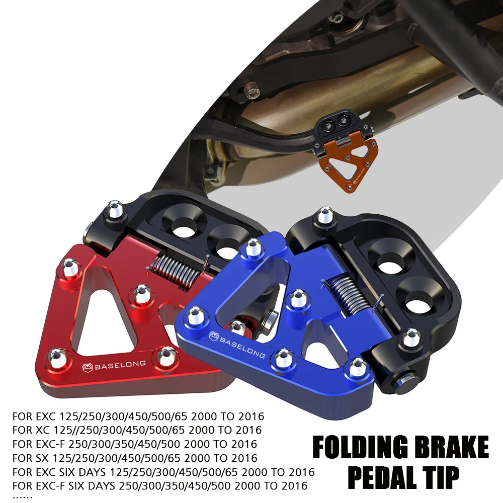 Motorcycle CNC Accessories Rear Brake Pedal Step Tip Plate For XCW-F 250 300 350 450 500 2000-2016 2015 2014 2013 2012 2011 2010
Motorcycle CNC Accessories Rear Brake Pedal Step Tip Plate For XCW-F 250 300 350 450 500 2000-2016 2015 2014 2013 2012 2011 2010