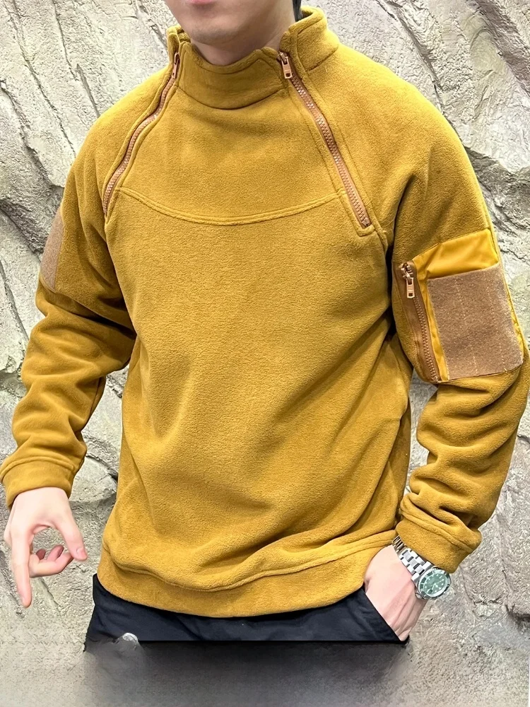 Tactical Series Men's Fleece Lined Oversize Zipper High Collar Outdoor Sweatshirt Warm Thickened Winter Hoodie Casual Style
Tactical Series Men's Fleece Lined Oversize Zipper High Collar Outdoor Sweatshirt Warm Thickened Winter Hoodie Casual Style
