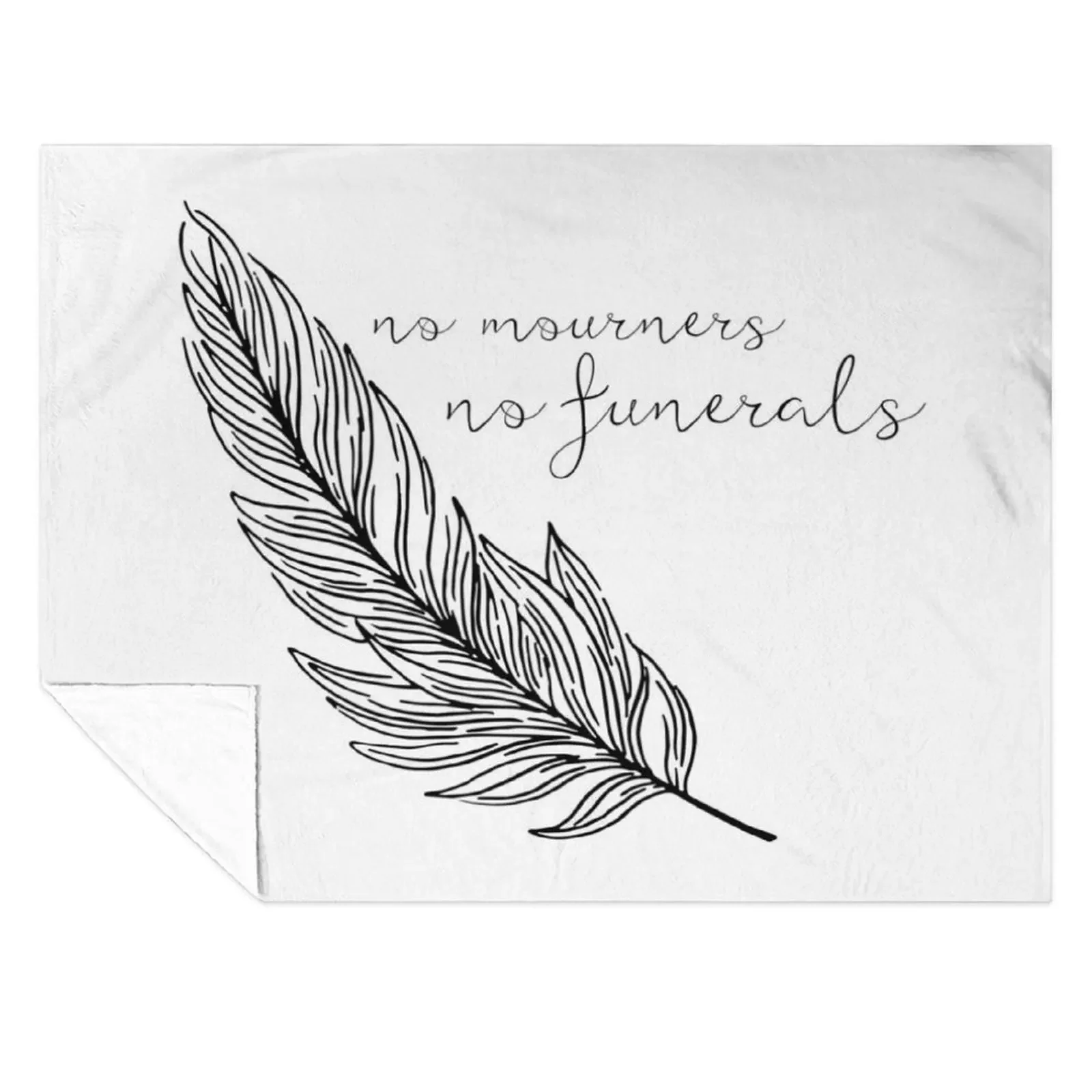 No Mourners No Funerals Minimalist Six of Crows Design Throw Blanket Luxury Brand Blankets For Bed Bed covers Blankets
No Mourners No Funerals Minimalist Six of Crows Design Throw Blanket Luxury Brand Blankets For Bed Bed covers Blankets