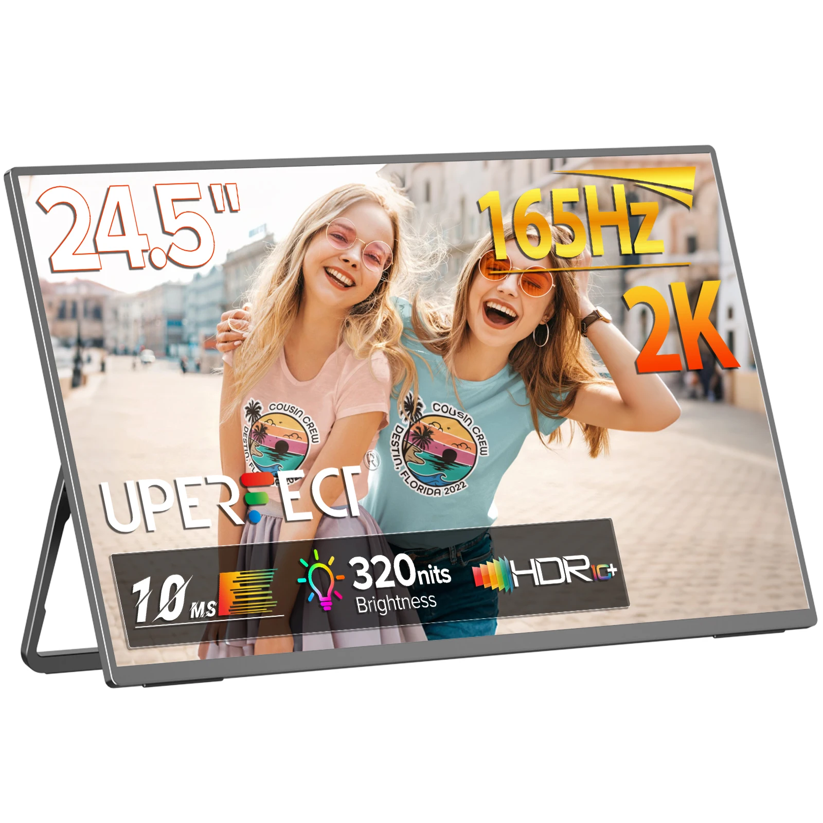 UPERFECT 24,5 "2K 165 Гц игровой экран портативный монитор 320 нит внешний второй экран дисплей для ноутбука для ПК телефона PS5/4 MacBook
UPERFECT 24,5 "2K 165 Гц игровой экран портативный монитор 320 нит внешний второй экран дисплей для ноутбука для ПК телефона PS5/4 MacBook