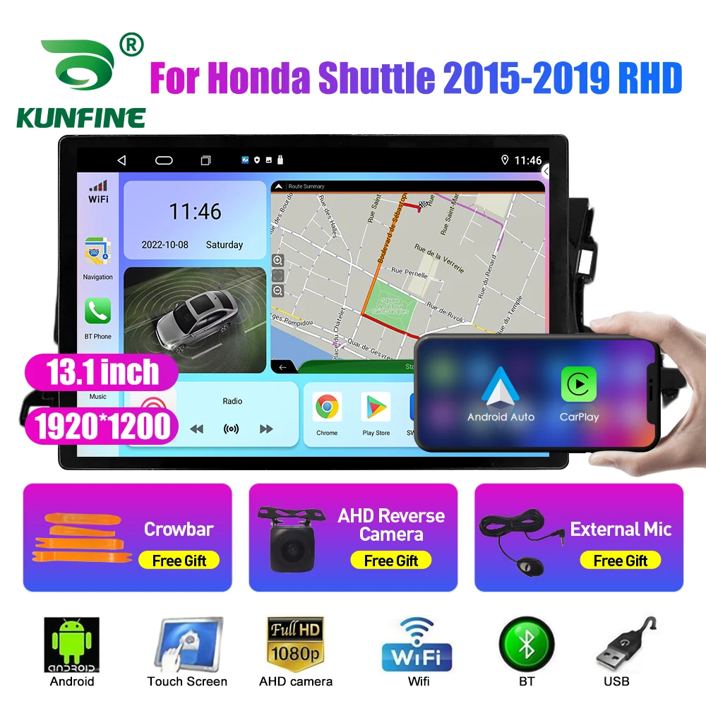 13.1 inch Car Radio For Honda Shuttle 2015-2019 RHD Car DVD GPS Navigation Stereo Carplay 2 Din Central Multimedia Android Auto
13.1 inch Car Radio For Honda Shuttle 2015-2019 RHD Car DVD GPS Navigation Stereo Carplay 2 Din Central Multimedia Android Auto
