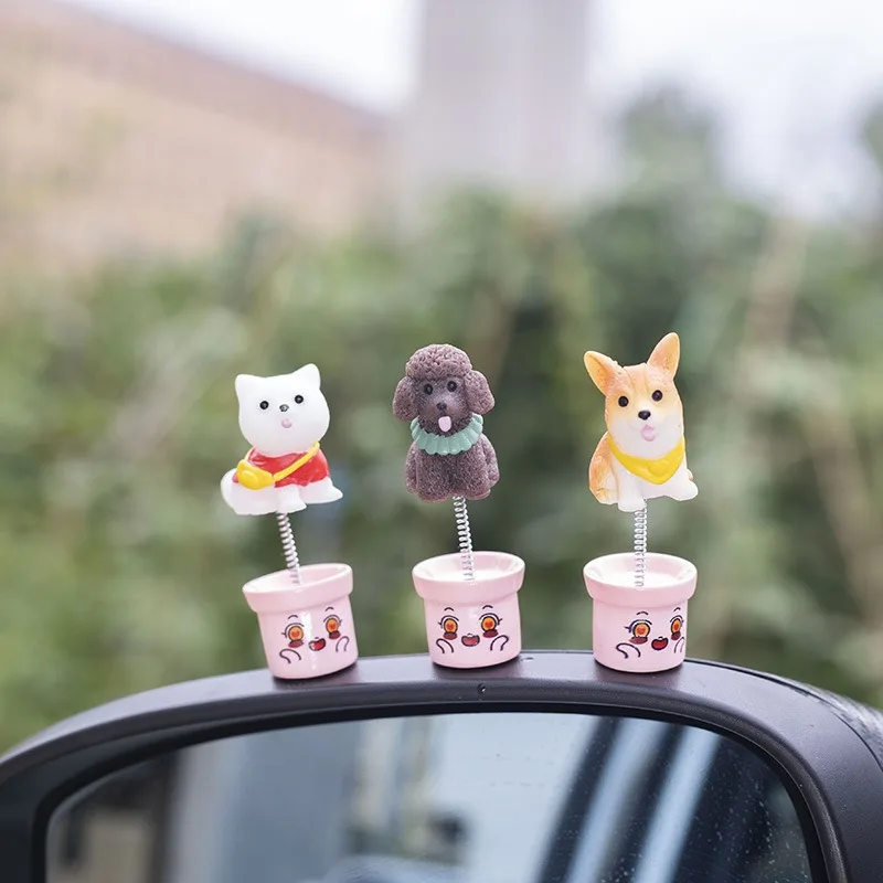 Cute Resin Pet Dog Rocking Car Dashboard Swingable Cartoon Figurine Decorative Ornaments Car Dashboard Accessories Interior
Cute Resin Pet Dog Rocking Car Dashboard Swingable Cartoon Figurine Decorative Ornaments Car Dashboard Accessories Interior