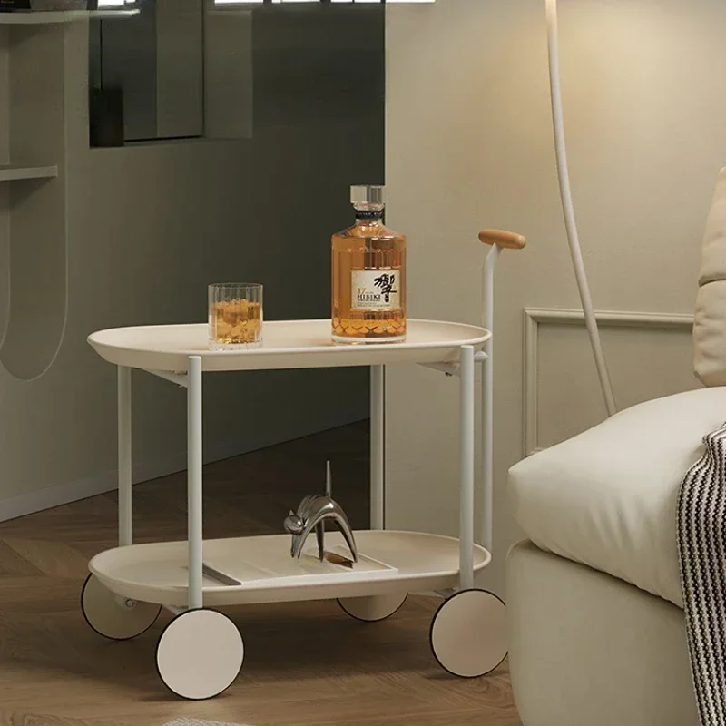Trolley Movable Side Table Storage Rack Internet Fashion Living Room Nordic Furniture Simple Dining Car Coffee
Trolley Movable Side Table Storage Rack Internet Fashion Living Room Nordic Furniture Simple Dining Car Coffee