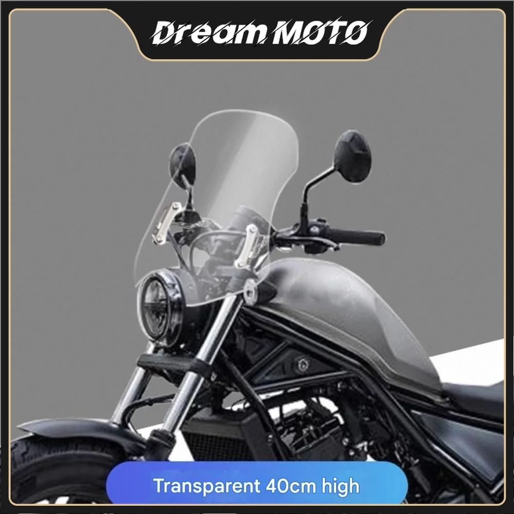 Perfect For HONDA Rebel 300 500 CM300 500 windshield front windshield front windshield chest rain shield for rebel 300 cm 500
Perfect For HONDA Rebel 300 500 CM300 500 windshield front windshield front windshield chest rain shield for rebel 300 cm 500