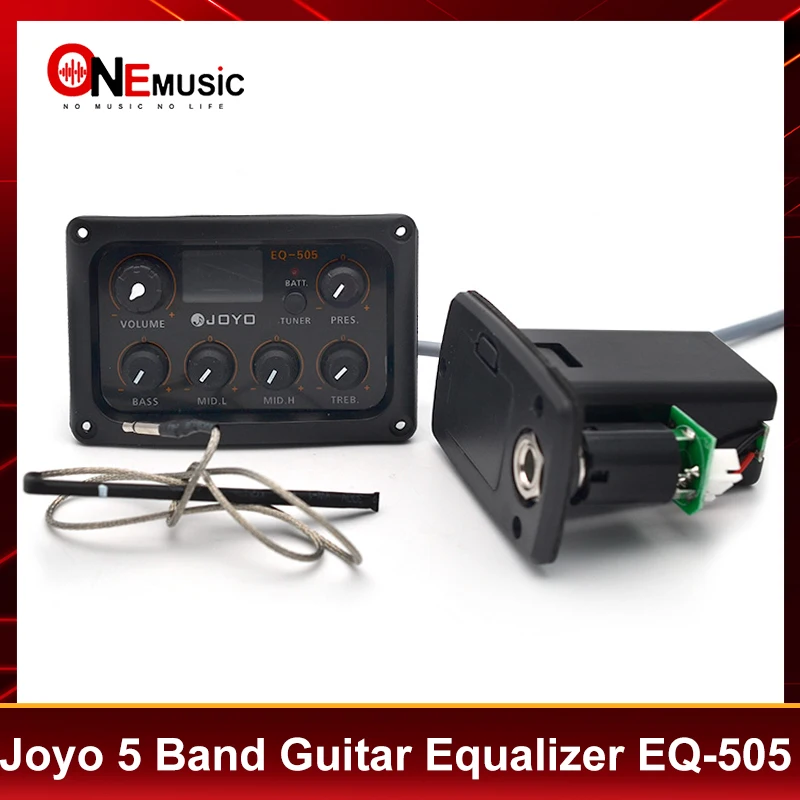 Joyo Guitar Equalizer EQ-505 5 Band EQ with Tuner for Acoustic Guitar Music Instruments
Joyo Guitar Equalizer EQ-505 5 Band EQ with Tuner for Acoustic Guitar Music Instruments