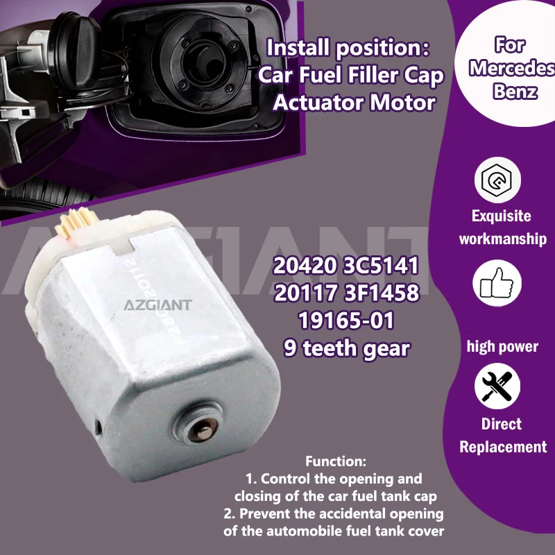 AZGIANT 20420 3C5141 Car fuel tank lock cap inner 12V motor For Mercedes Benz M-Class W164/R-Class V251 W251/S-Classe W221 S63
AZGIANT 20420 3C5141 Car fuel tank lock cap inner 12V motor For Mercedes Benz M-Class W164/R-Class V251 W251/S-Classe W221 S63