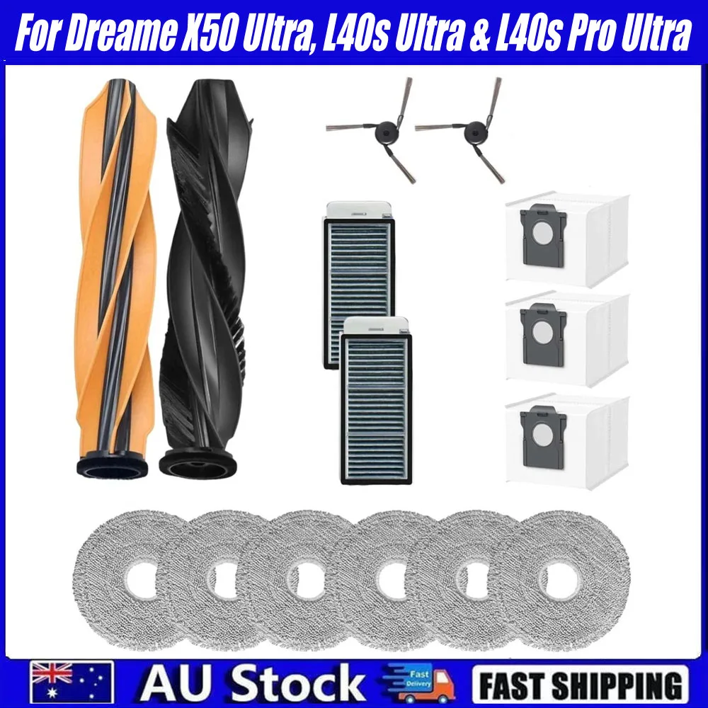 Accessories Kit For Dreame L40s Ultra Kit Compatible Dreame L40s Pro Ultra X50 Ultra Parts Replenishment Robot Vacuum
Accessories Kit For Dreame L40s Ultra Kit Compatible Dreame L40s Pro Ultra X50 Ultra Parts Replenishment Robot Vacuum