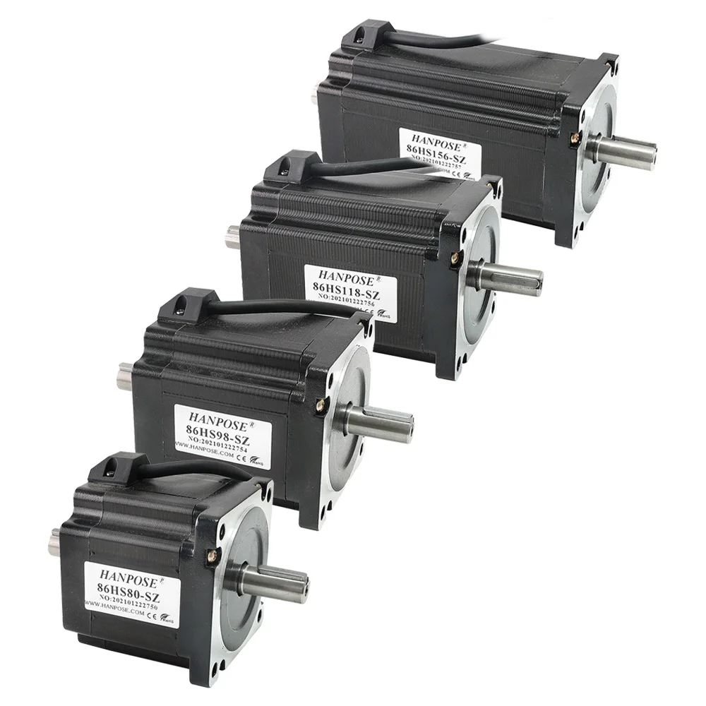 New Hanpose Nema34 High-precision High Torque 86 Stepper Motor 34HS8040/9850/11860/15660-SZ 12.0n. M Dual Axis Motor
New Hanpose Nema34 High-precision High Torque 86 Stepper Motor 34HS8040/9850/11860/15660-SZ 12.0n. M Dual Axis Motor