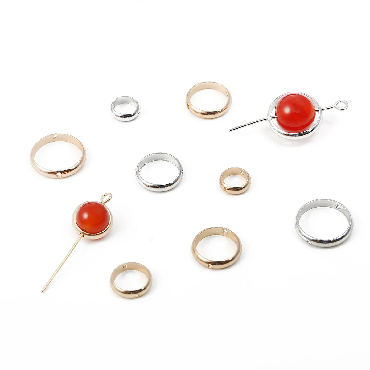 10PCS Copper Spacer Beads Jump Ring Connector Metal Loose Beads for Earrings Jewelry Making Accessories Supplies
10PCS Copper Spacer Beads Jump Ring Connector Metal Loose Beads for Earrings Jewelry Making Accessories Supplies