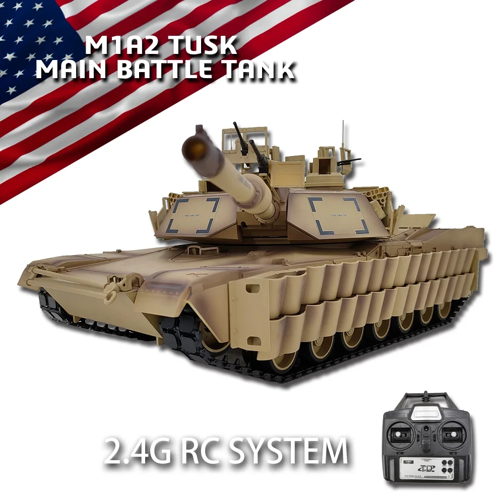 1/16 U.S. M1A2 TUSK Abrams Remote Control Tank Simulated Sound Effect Combat System Military Chariot Model
1/16 U.S. M1A2 TUSK Abrams Remote Control Tank Simulated Sound Effect Combat System Military Chariot Model