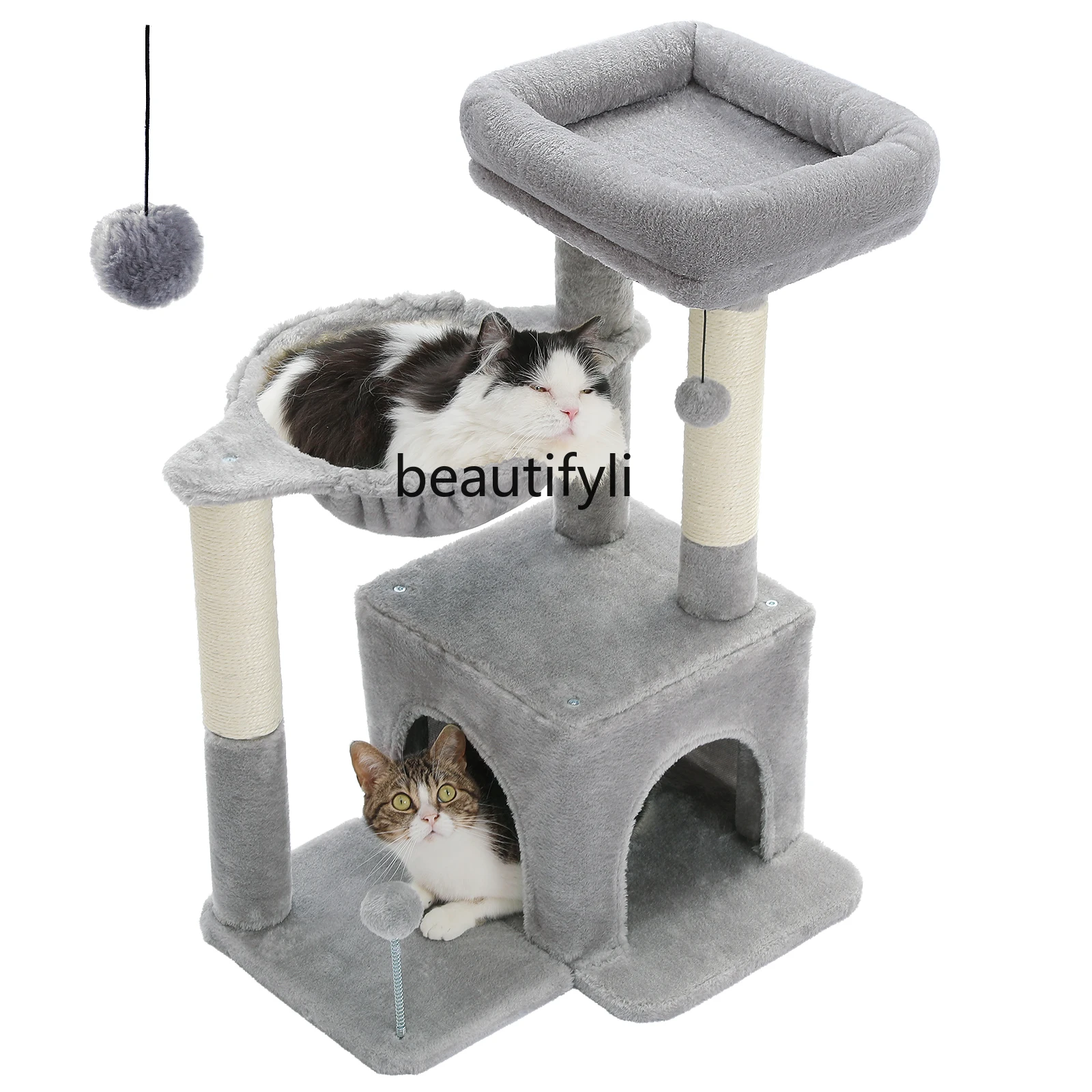 Small Sisal Cat Climbing Frame Covers an Area of Climbing Frame Home Cat Viewing Platform against the Wall Cat Climbing Frame
Small Sisal Cat Climbing Frame Covers an Area of Climbing Frame Home Cat Viewing Platform against the Wall Cat Climbing Frame