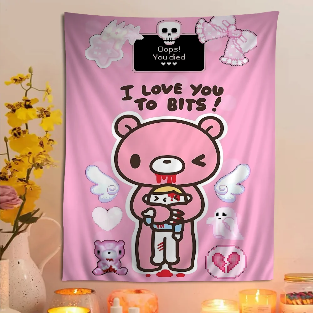 Cartoon G-gloomy Bear Hippie Wall Hanging Tapestries Art Science Fiction Room Home Decor Kawaii Room Decor
Cartoon G-gloomy Bear Hippie Wall Hanging Tapestries Art Science Fiction Room Home Decor Kawaii Room Decor