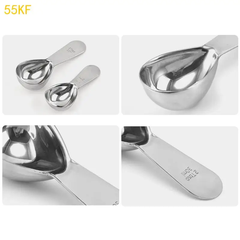 55KF Not Easy to Break Coffee Scoops Durable Stainless Steel Measuring Spoons
55KF Not Easy to Break Coffee Scoops Durable Stainless Steel Measuring Spoons