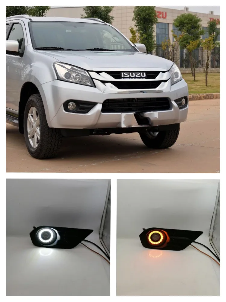 Комплект светодиодных противотуманных фар для ISUZU MU-X 2014-2017: передние бамперные противотуманки с функцией дневных ходовых огней и эффектом «ангельские глазки»
Комплект светодиодных противотуманных фар для ISUZU MU-X 2014-2017: передние бамперные противотуманки с функцией дневных ходовых огней и эффектом «ангельские глазки»