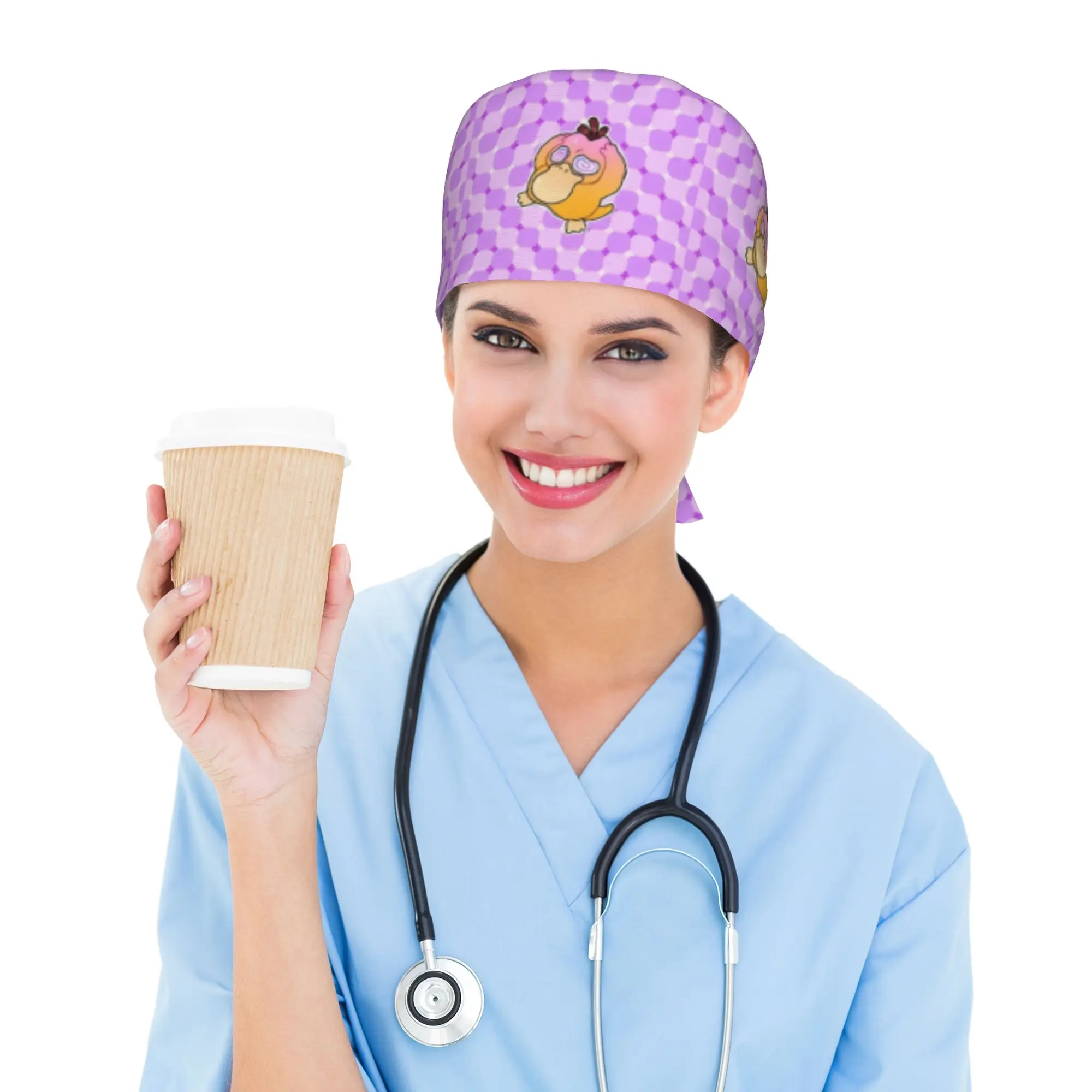 Custom Anime P-Psyducks Cleaning Working Cap Comfortable Unisex Scrub Cap Surgicals Hat Nurse Scrubs Hat For Dentist
Custom Anime P-Psyducks Cleaning Working Cap Comfortable Unisex Scrub Cap Surgicals Hat Nurse Scrubs Hat For Dentist