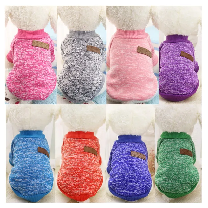 6 Color Dog Hoodies New Clothes For Pet Dogs Soft Comfortable Autumn Winter Warm Fashion Classic Woolen Sweater Dog's Clothes
6 Color Dog Hoodies New Clothes For Pet Dogs Soft Comfortable Autumn Winter Warm Fashion Classic Woolen Sweater Dog's Clothes