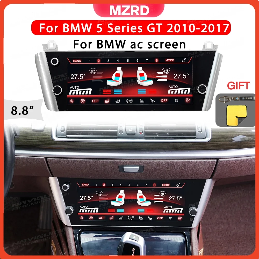 MZRD 8,8-дюймовая плата кондиционера, панель переменного тока для BMW 5 серии GT 2010-2017, цифровой мультимедийный плеер, автомобильный сенсорный ЖК-экран
MZRD 8,8-дюймовая плата кондиционера, панель переменного тока для BMW 5 серии GT 2010-2017, цифровой мультимедийный плеер, автомобильный сенсорный ЖК-экран