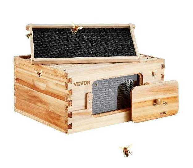 Стартовый комплект Bee Hive Deep Box, 100% покрытие пчелиным воском, натуральное кедровое дерево с 10-рамочными и основаниями для начинающих Pro Beekeepers
Стартовый комплект Bee Hive Deep Box, 100% покрытие пчелиным воском, натуральное кедровое дерево с 10-рамочными и основаниями для начинающих Pro Beekeepers