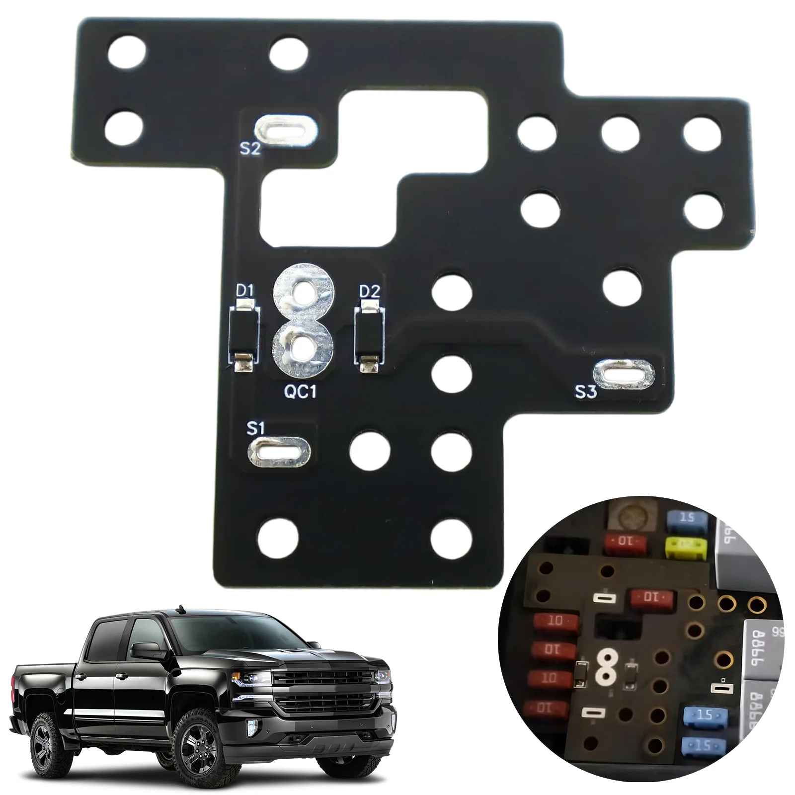 Customizable 6 & 8 High Mod Plug & Play Installation Low Beams DRL Fog Lights Stay On with High Beams for Chevy Sierra 1500/2500/3500 Classic 2003-2007 (Black)
Customizable 6 & 8 High Mod Plug & Play Installation Low Beams DRL Fog Lights Stay On with High Beams for Chevy Sierra 1500/2500/3500 Classic 2003-2007 (Black)