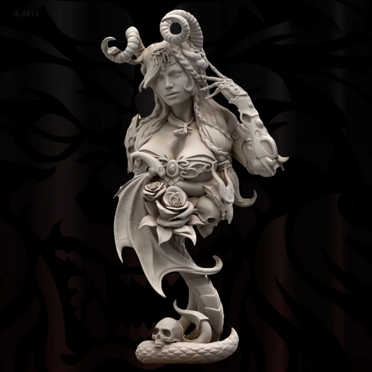 1/10 resin soldier model GK half figure - Goddess of Love and Hate Unassembled and unpainted DIY kit 666
1/10 resin soldier model GK half figure - Goddess of Love and Hate Unassembled and unpainted DIY kit 666