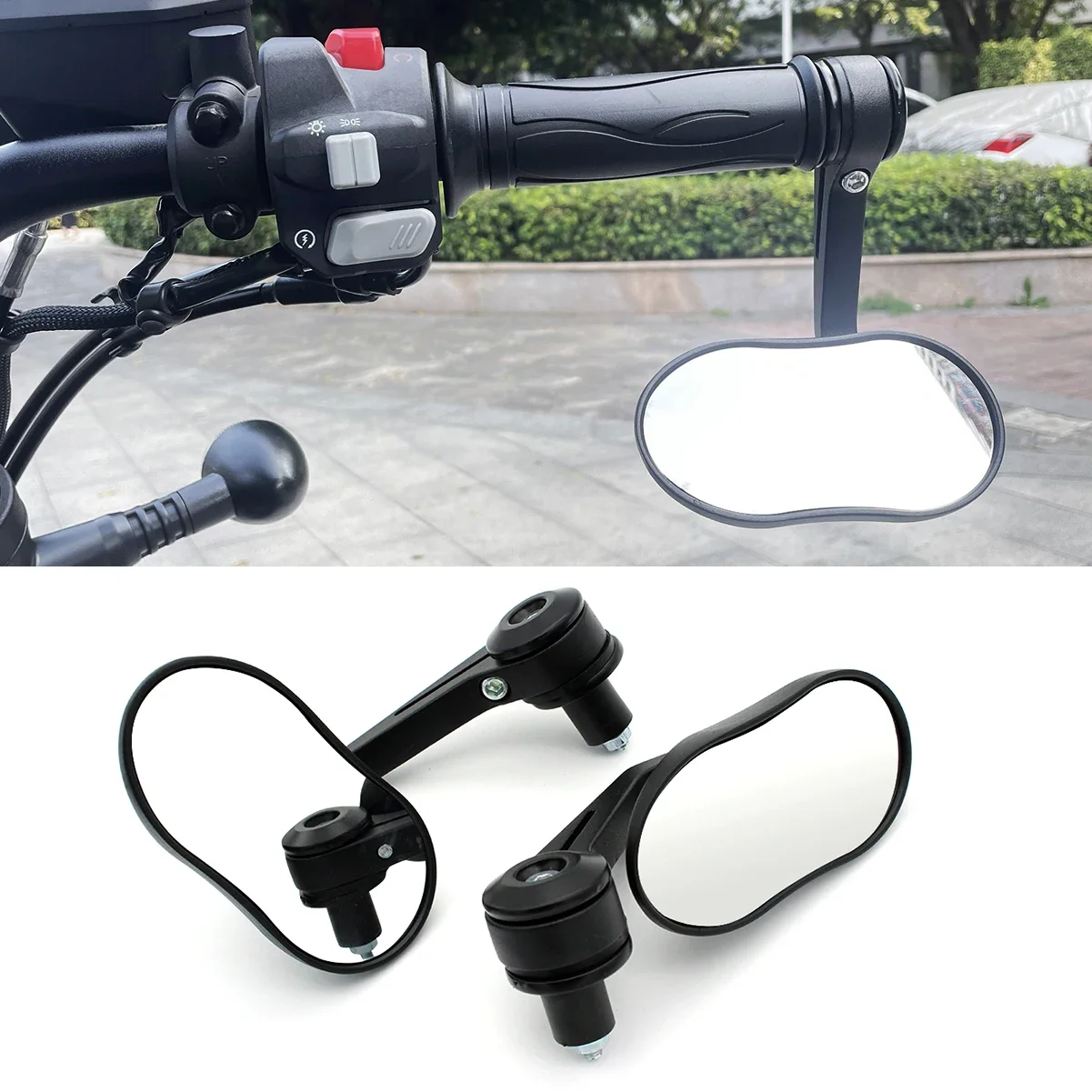 Semspeed Motorcycle Mirror Handlebar Rear View Bar Ends Mirrors For Yamaha R1 FZR400 BT1100 XJR400 XJR1200 MT 07 09 10 FZ 07 09
Semspeed Motorcycle Mirror Handlebar Rear View Bar Ends Mirrors For Yamaha R1 FZR400 BT1100 XJR400 XJR1200 MT 07 09 10 FZ 07 09