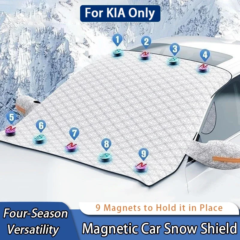 For KIA Carnival Forte Sportage K5 K3 KX3 KX5 Null KX1 Sportage Seltos EV5 Auto Front Windshield Anti-Snow Shield Sunshade Cover
For KIA Carnival Forte Sportage K5 K3 KX3 KX5 Null KX1 Sportage Seltos EV5 Auto Front Windshield Anti-Snow Shield Sunshade Cover
