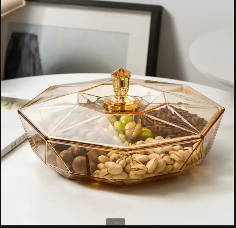 Прозрачная пластиковая коробка для сухофруктов с крышкой, 5 сеток, поднос для закусок, коробка для конфет, блюдо для закусок, тарелка для фруктов, ящик для хранения, органайзер
Прозрачная пластиковая коробка для сухофруктов с крышкой, 5 сеток, поднос для закусок, коробка для конфет, блюдо для закусок, тарелка для фруктов, ящик для хранения, органайзер