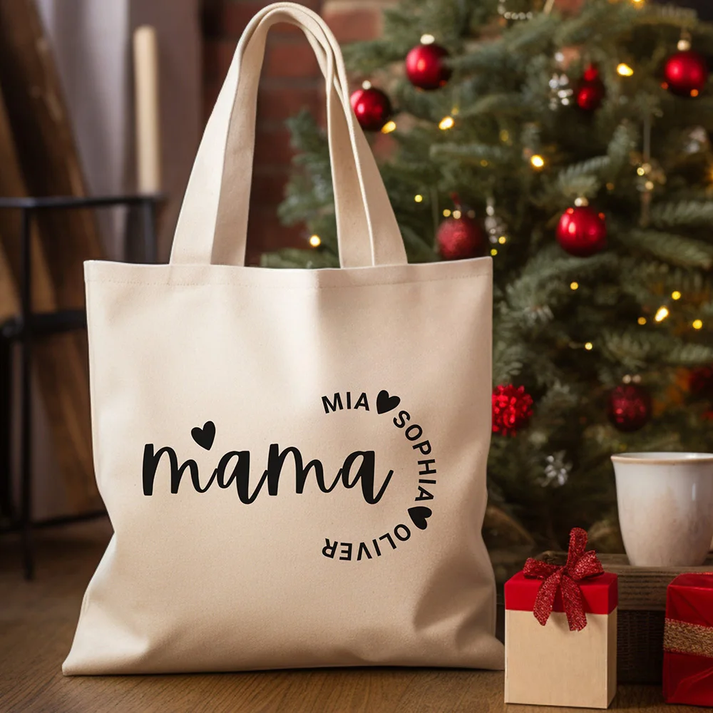 Cotton Canvas Tote Bag Personalized Family And Kids Names Custom Mama Handbag For Mothers Day Daily Grocery Use
Cotton Canvas Tote Bag Personalized Family And Kids Names Custom Mama Handbag For Mothers Day Daily Grocery Use