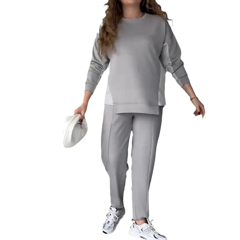 Осенний женский комплект из 2 предметов, повседневный спортивный костюм, комплекты брюк, одинаковые комплекты, топы с принтом, эластичная талия, брюки до щиколотки, свободные 2025
Осенний женский комплект из 2 предметов, повседневный спортивный костюм, комплекты брюк, одинаковые комплекты, топы с принтом, эластичная талия, брюки до щиколотки, свободные 2025