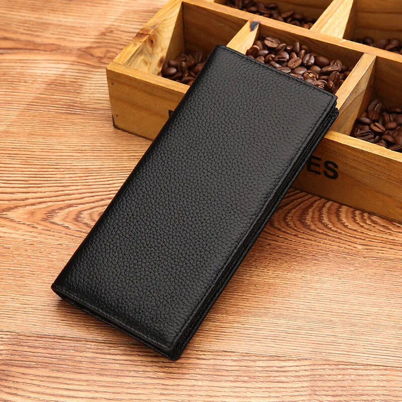 Мужской кошелек из натуральной кожи Top Cowhide: тонкий, мягкий, для бизнеса, с отделениями для карт, монет и телефона
Мужской кошелек из натуральной кожи Top Cowhide: тонкий, мягкий, для бизнеса, с отделениями для карт, монет и телефона