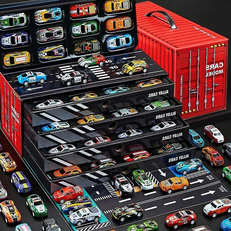 Children's Tin Car Alloy Vehicle Toy Mini 48-piece Returner Miniature Car Gift Box Set Container Christmas giftmodel cars
Children's Tin Car Alloy Vehicle Toy Mini 48-piece Returner Miniature Car Gift Box Set Container Christmas giftmodel cars