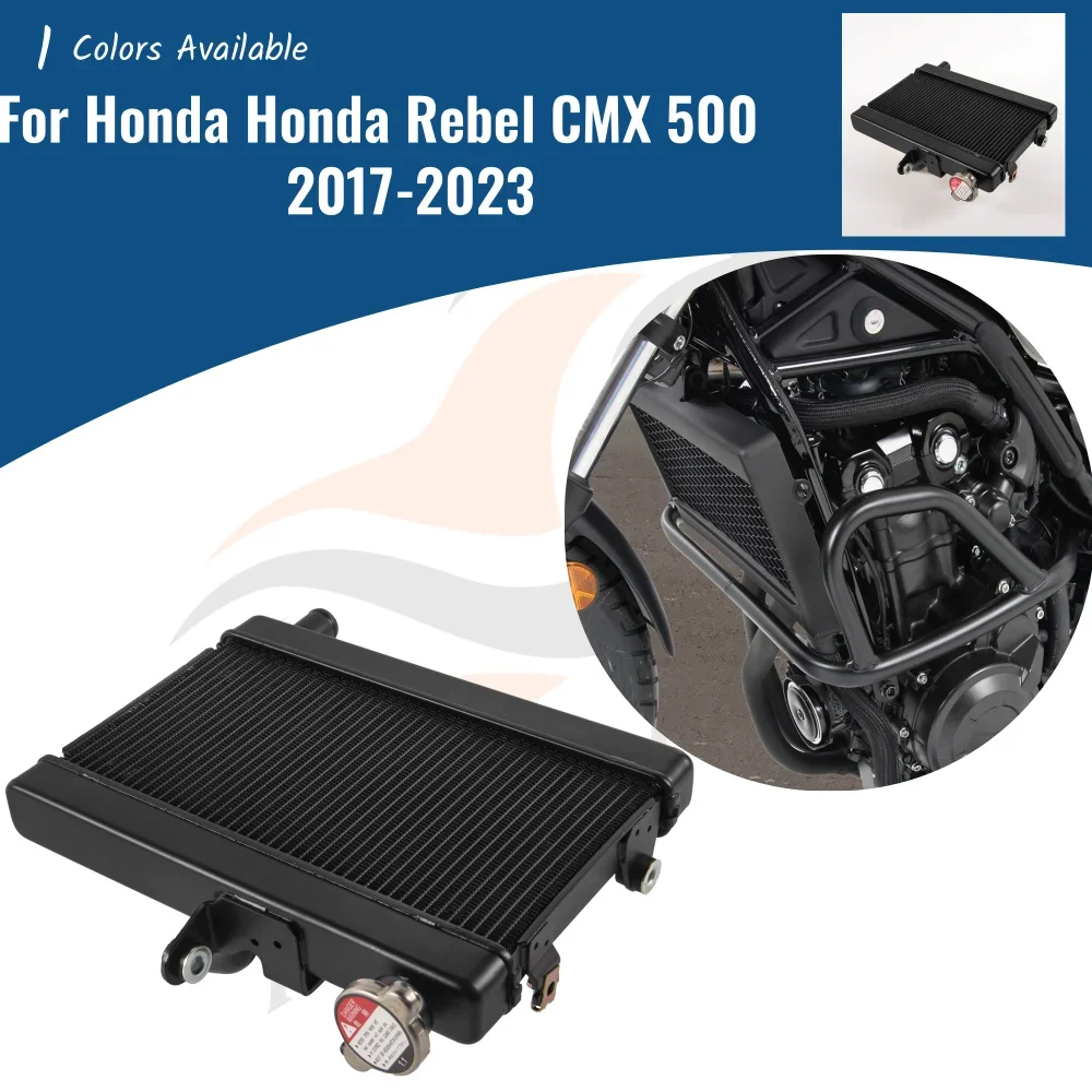 Motorcycle Replacement Radiator Cooler For Honda Rebel CMX500 CM CMX 500 2017-2023 Cooling Water Tank CL500 CL300 Accessories
Motorcycle Replacement Radiator Cooler For Honda Rebel CMX500 CM CMX 500 2017-2023 Cooling Water Tank CL500 CL300 Accessories