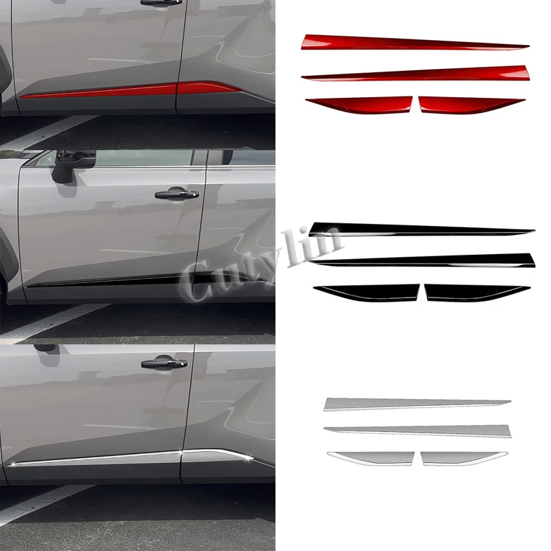 For Toyato Rav4 RAV 4 2026 2027 ABS Black Red Side Door Body Anti-scratch Decoration Protection Sticker Strip Cover Trim styling
For Toyato Rav4 RAV 4 2026 2027 ABS Black Red Side Door Body Anti-scratch Decoration Protection Sticker Strip Cover Trim styling