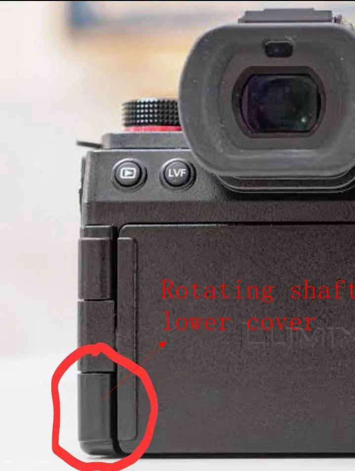 DC-S5 S5M2 S5II Shaft Rotating Hinge Protector Cover Case For Panasonic DC-S5 S5M2 S5II Camera Repair Part
DC-S5 S5M2 S5II Shaft Rotating Hinge Protector Cover Case For Panasonic DC-S5 S5M2 S5II Camera Repair Part