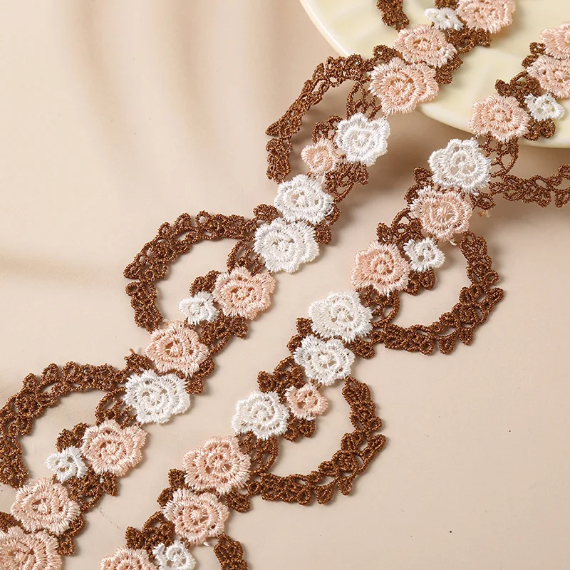 30 ярдов красочные кружева с цветочной вышивкой, водорастворимая кружевная отделка, мягкая сетчатая кружевная отделка для женской одежды
30 ярдов красочные кружева с цветочной вышивкой, водорастворимая кружевная отделка, мягкая сетчатая кружевная отделка для женской одежды