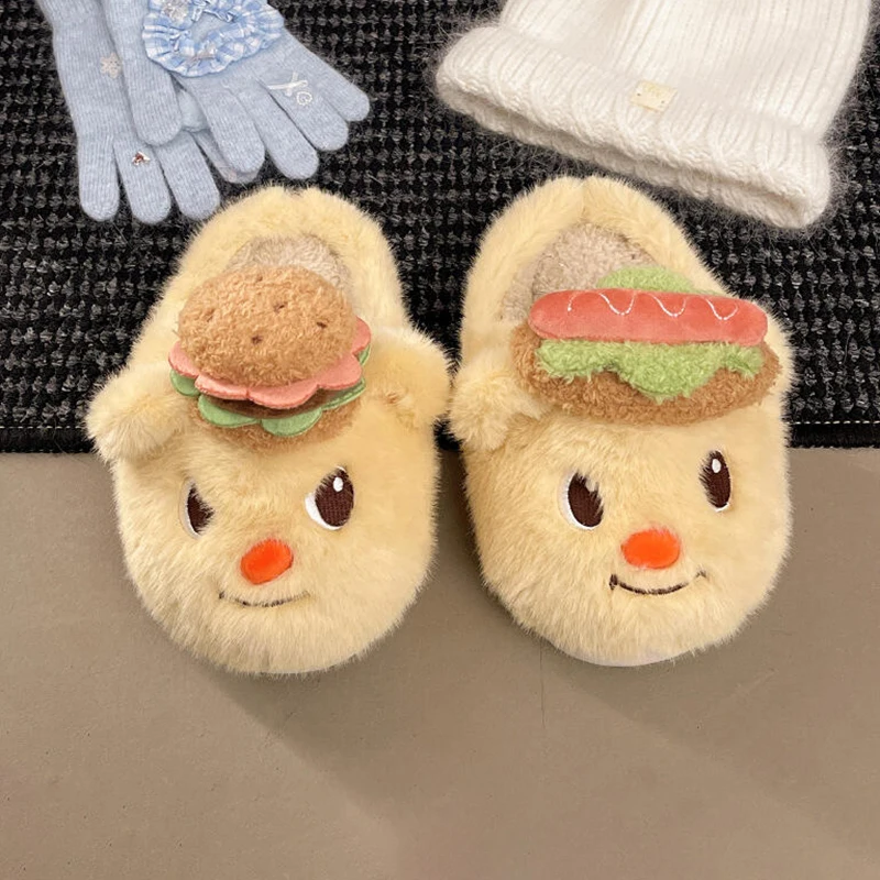 Fluffy Platform Women Slippers Home Flats Winter Plush Cartoon Designer Shoes Girls Cute Indoor Fuzzy Fur Slides Soft Non-Slip
Fluffy Platform Women Slippers Home Flats Winter Plush Cartoon Designer Shoes Girls Cute Indoor Fuzzy Fur Slides Soft Non-Slip