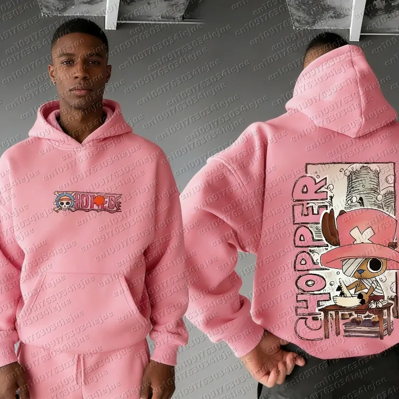 One Piece Chopper Graphic Pullover Hoodie Men Women New Autumn Winter Streetwear Oversized Casual Anime Print Hooded Sweatshirt
One Piece Chopper Graphic Pullover Hoodie Men Women New Autumn Winter Streetwear Oversized Casual Anime Print Hooded Sweatshirt