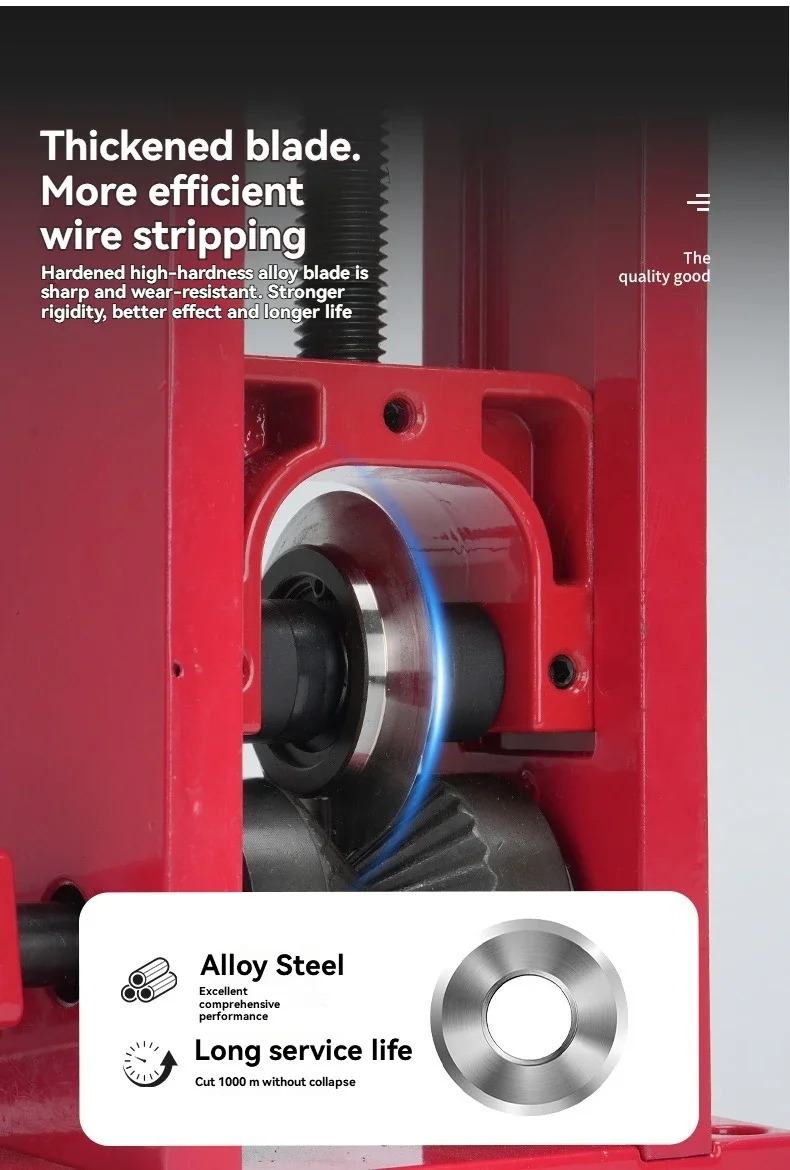 New New Hand Cranked Wire Stripping Machine for Waste Copper Wire Professional Waste Wire and Cable Stripping Machine
New New Hand Cranked Wire Stripping Machine for Waste Copper Wire Professional Waste Wire and Cable Stripping Machine