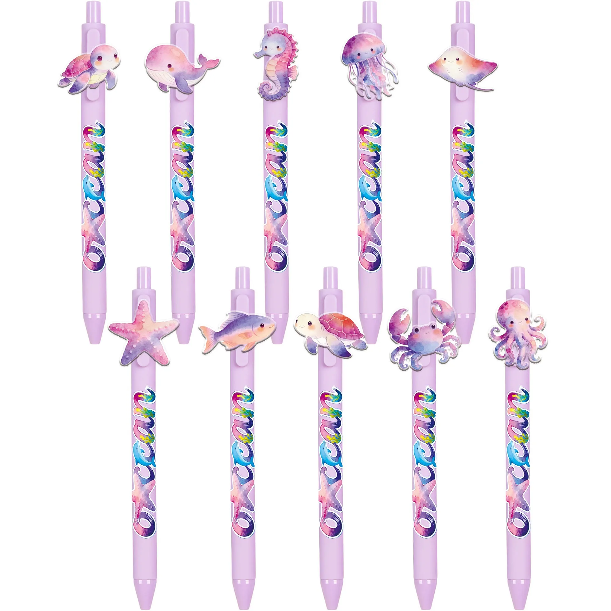 10pcs/15pcs Dreamy Underwater Creatures Series Press ZTE Pen for Students to Write School Season
10pcs/15pcs Dreamy Underwater Creatures Series Press ZTE Pen for Students to Write School Season