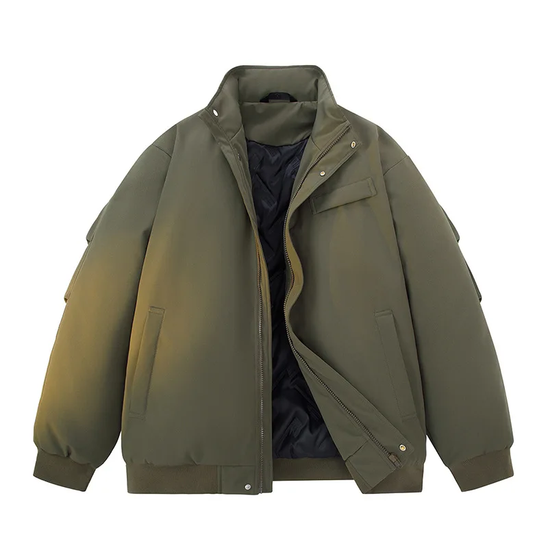 Зимнее мужское пуховое пальто в американском стиле High Street с воротником-стойкой, мужская верхняя одежда, утепленная свободная ветрозащитная мужская куртка на молнии с длинными рукавами
Зимнее мужское пуховое пальто в американском стиле High Street с воротником-стойкой, мужская верхняя одежда, утепленная свободная ветрозащитная мужская куртка на молнии с длинными рукавами