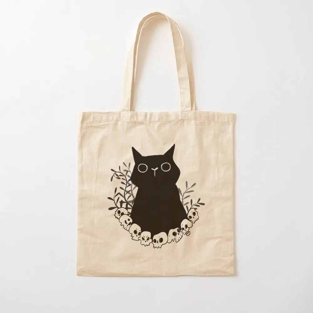 Spooky cat and skulls Tote Bag Gift bag hand bag ladies canvas tote bags university shopper Canvas Tote
Spooky cat and skulls Tote Bag Gift bag hand bag ladies canvas tote bags university shopper Canvas Tote