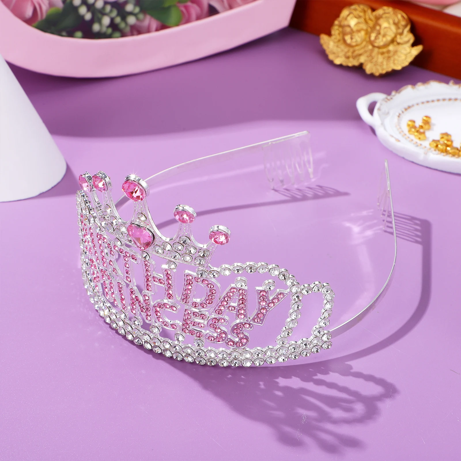 Birthday Crown Silver Rhinestones Princess Tiara Lightweight Birthday Party Accessories Tiaras Women Girls Celebration
Birthday Crown Silver Rhinestones Princess Tiara Lightweight Birthday Party Accessories Tiaras Women Girls Celebration